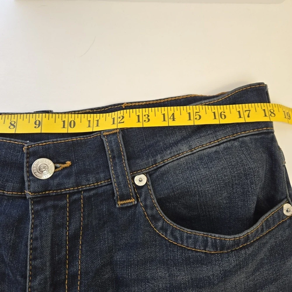 True Religion Mens Ricky‎ Relaxed Straight Leg Jeans Size 36 Flap Pocket Denim